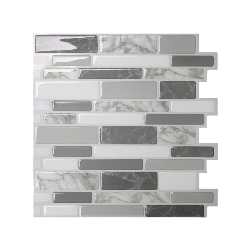 BowLift | Peel & Stick Subway Tile Stain Resistant Plastic Rectangle Peel and Stick Tile 2-Pack