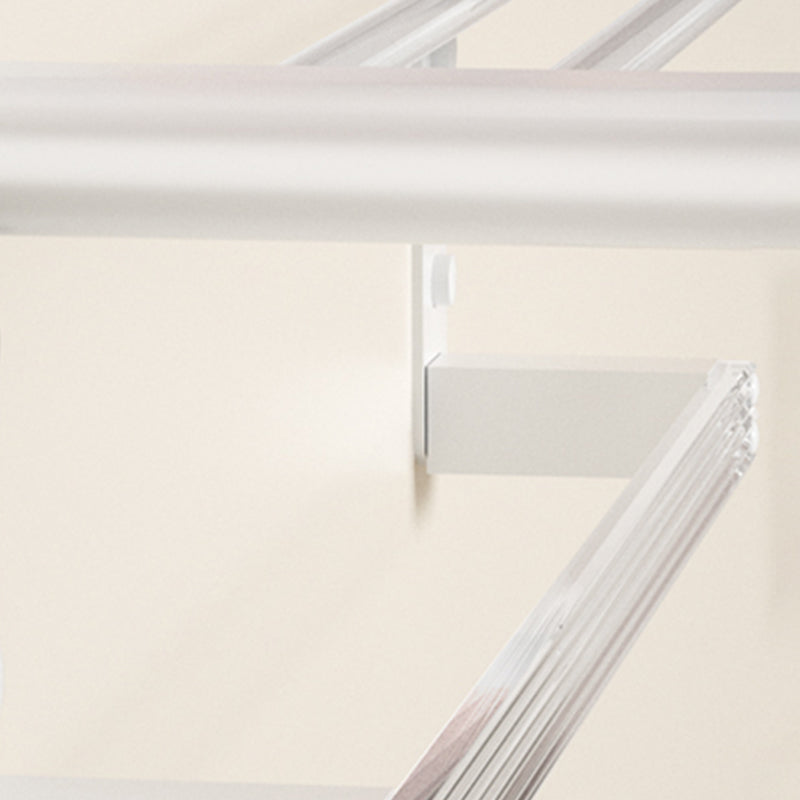 BowLift | White Metal and Acrylic Bathroom Accessories as a Single Piece or in a Set with Bathroom Shelf