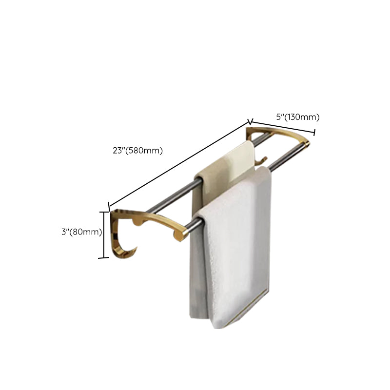 BowLift | Contemporary stainless steel bathroom accessories as a single piece or in a set in black and gold