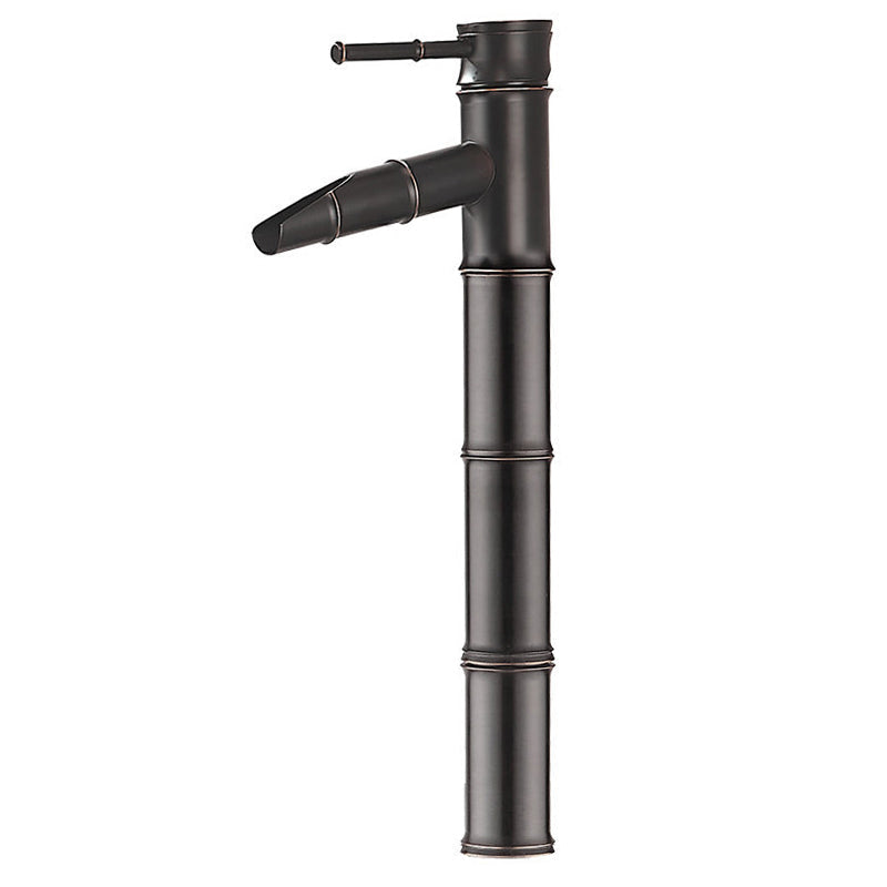 BowLift | Farmhouse Vessel Sink Faucet Copper 1-Handle Low Arc Vessel Faucet for Bathroom