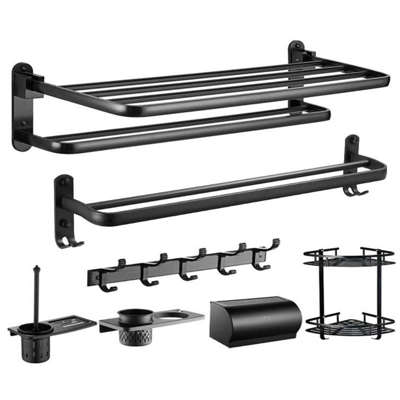 BowLift | Modern Bathroom Accessory Set Black Soap Dish Bath Shelf Bathroom Set