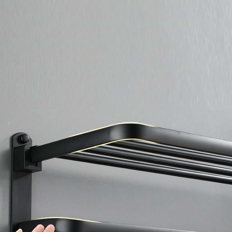 BowLift | Modern Bathroom Accessory Set Black Soap Dish Bath Shelf Bathroom Set