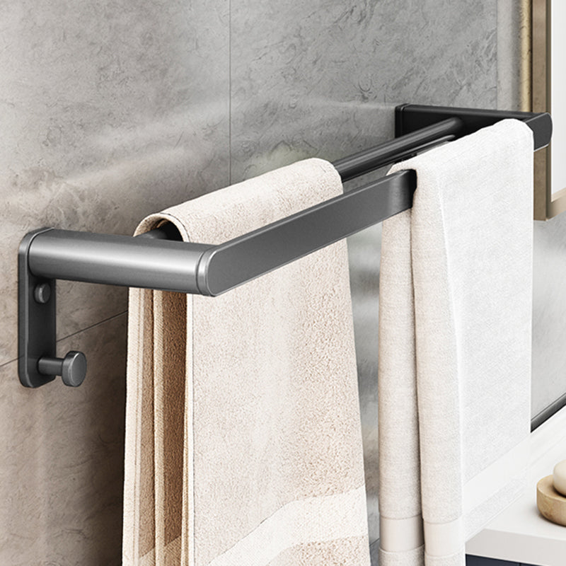 BowLift | Matte Gray Bathroom Hardware Set Modern Bathroom Accessories Set