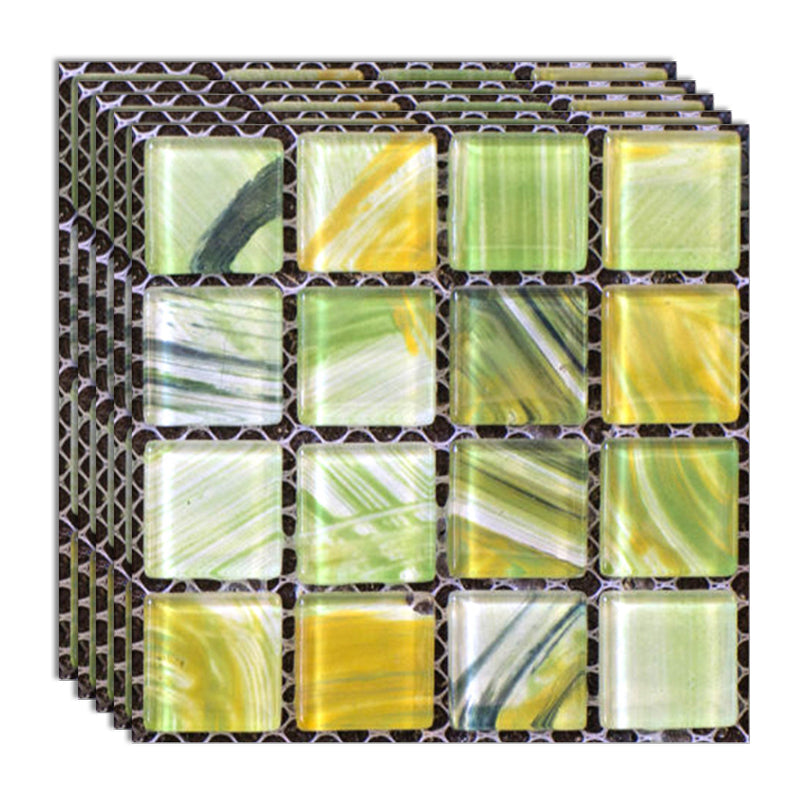 BowLift | Peel & Stick Mosaic Tiles PVC Square Stain Resistant Peel and Stick Tiles 20-Pack