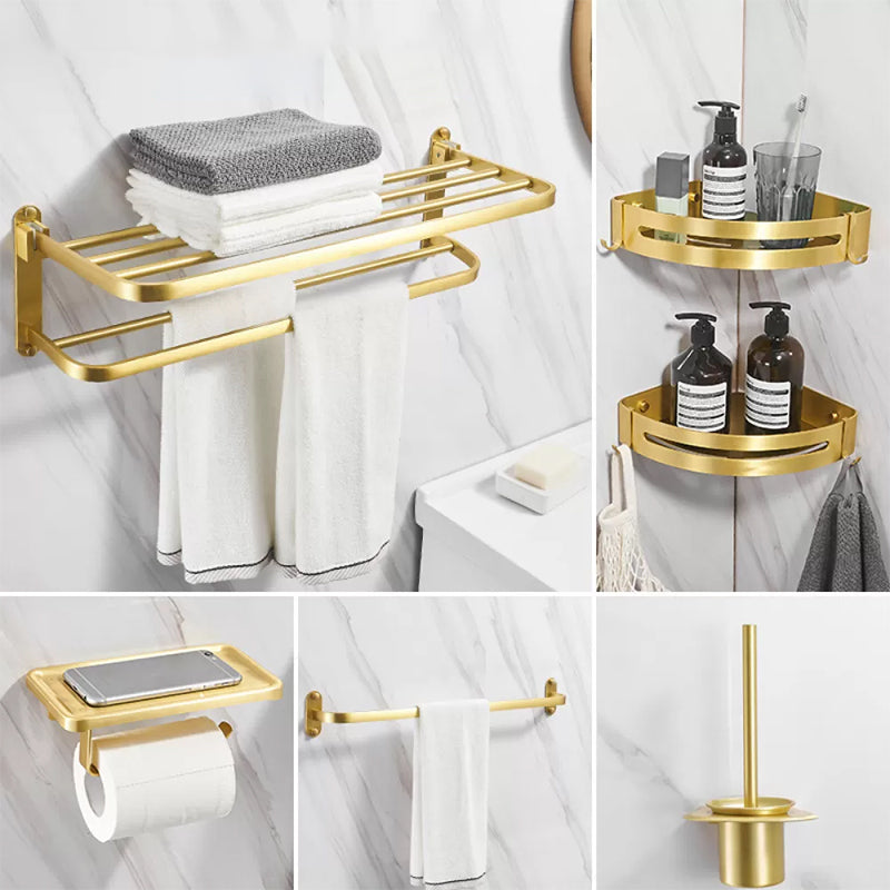 BowLift | Modern Bathroom Hardware Paper Holder Bathroom Shelf Gold Bathroom Accessories Set