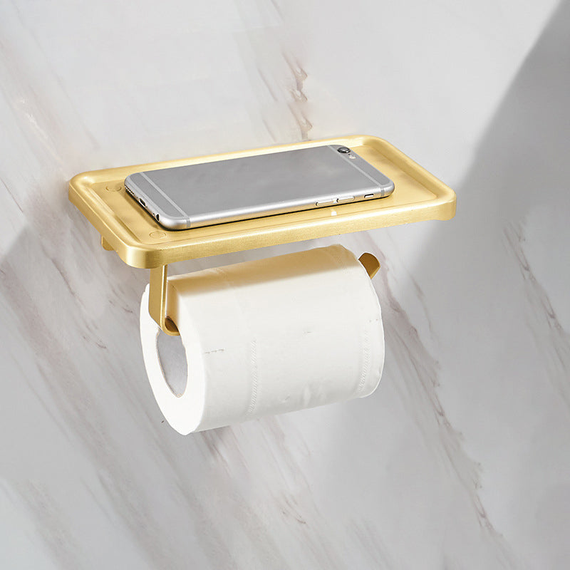 BowLift | Modern Bathroom Hardware Paper Holder Bathroom Shelf Gold Bathroom Accessories Set