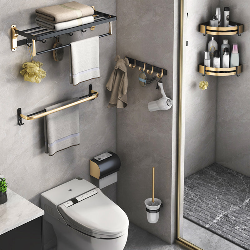 BowLift | Black & Brass Bathroom Set Modern Style Bathroom Accessories As Individual Piece Or As Set
