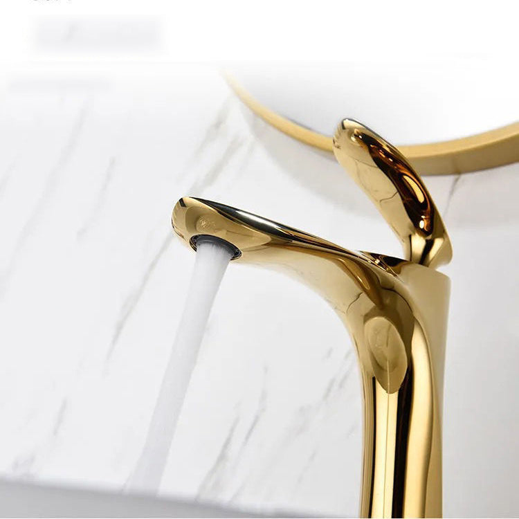 BowLift | Glam Style Faucet Single Lever Handling Sink Bathroom Faucet