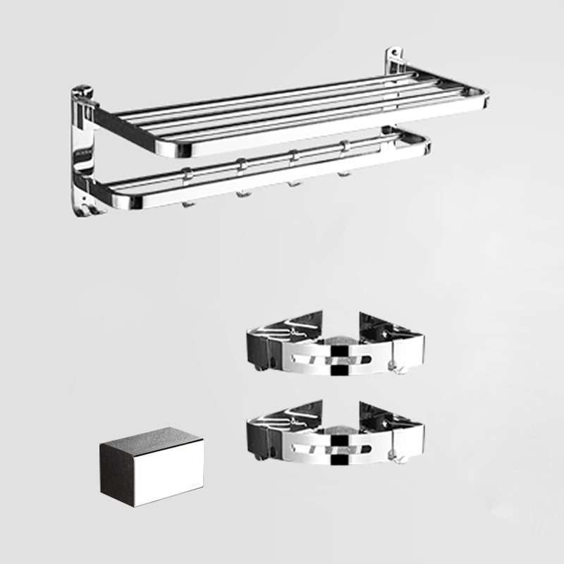 BowLift | Modern Stainless Steel Bathroom Set Silver Bathroom Accessory Set