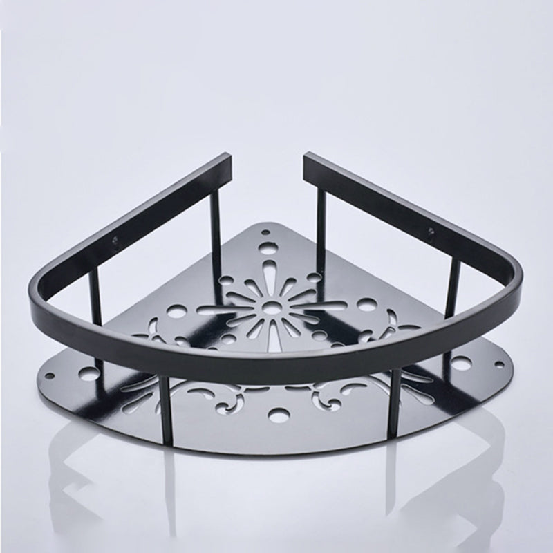 BowLift | Contemporary 8-piece Bathroom Accessory Set Matte Black Bathroom Shelf/Paper Holder/Towel Hook