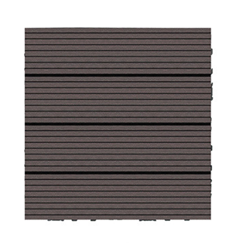 BowLift | Wire brushed wooden floor tiles Click-Lock engineered wood for patio garden