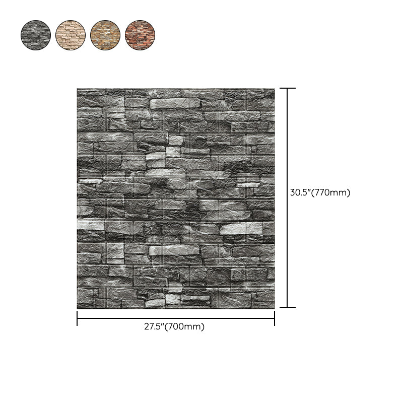 BowLift | Industrial Wall Panel 3D Brick Bathroom Living Room Wall Panels Set of 10