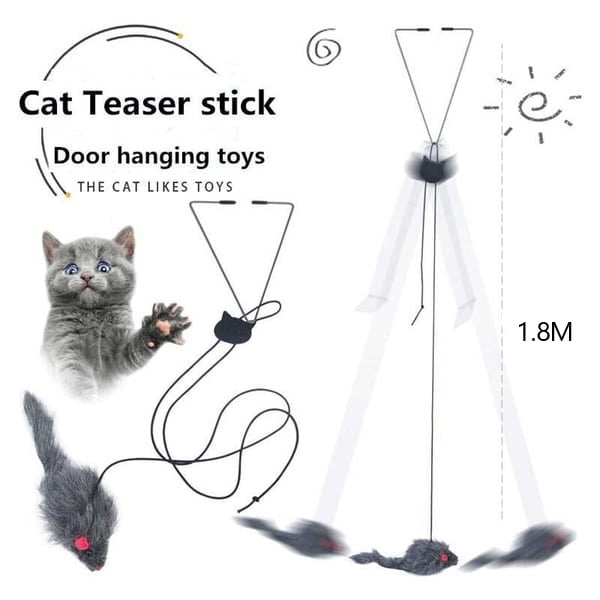 BowLift | Hanging Door Bouncing Mouse Cat Toy
