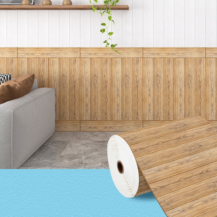 BowLift | Industrial Tin Backsplash Panel Smooth Wall Ceiling Wood Grain Design