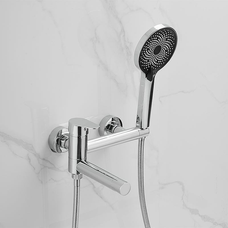 BowLift | Wall-mounted metal bathtub faucet low arch single lever bathtub faucet trim