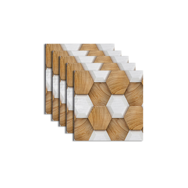 BowLift | Pattern Matte Color Stone Peel and Stick Mosaic Tile Peel and Stick Tile Set of 5