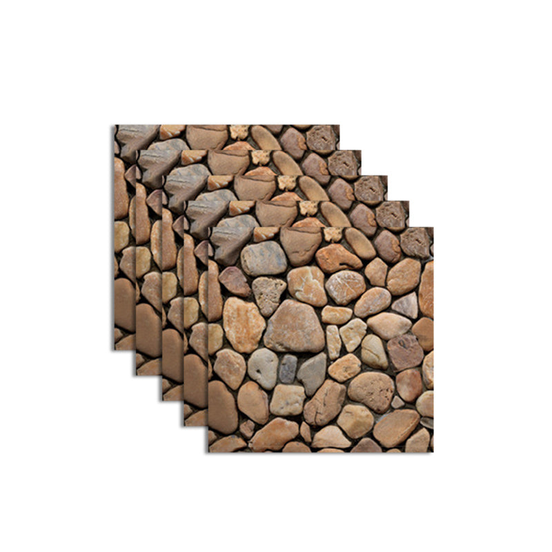BowLift | Pattern Matte Color Stone Peel and Stick Mosaic Tile Peel and Stick Tile Set of 5