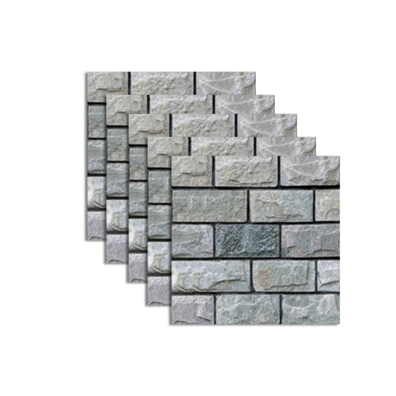BowLift | Pattern Matte Color Stone Peel and Stick Mosaic Tile Peel and Stick Tile Set of 5