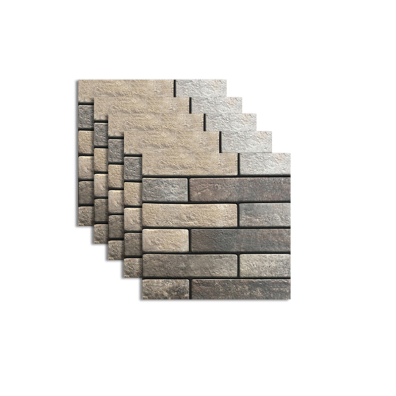 BowLift | Pattern Matte Color Stone Peel and Stick Mosaic Tile Peel and Stick Tile Set of 5