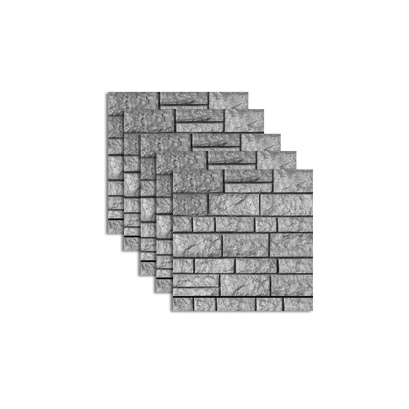 BowLift | Pattern Matte Color Stone Peel and Stick Mosaic Tile Peel and Stick Tile Set of 5