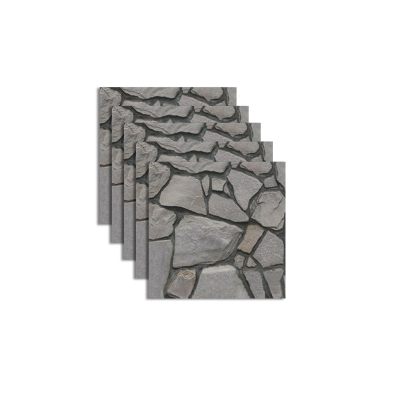BowLift | Pattern Matte Color Stone Peel and Stick Mosaic Tile Peel and Stick Tile Set of 5
