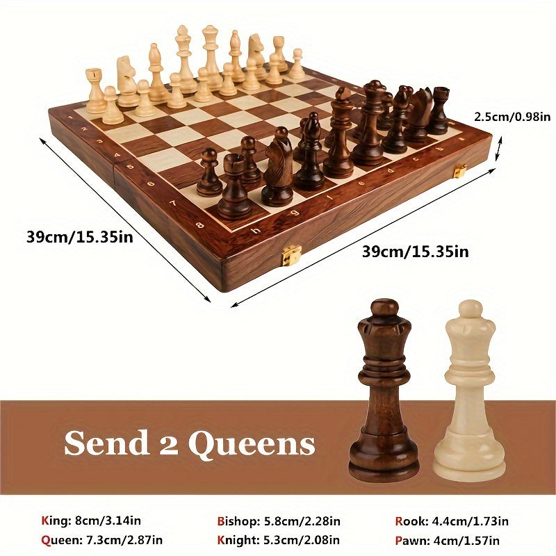 BowLift | Premium Wooden Chess Set – Perfect for Competitive Play