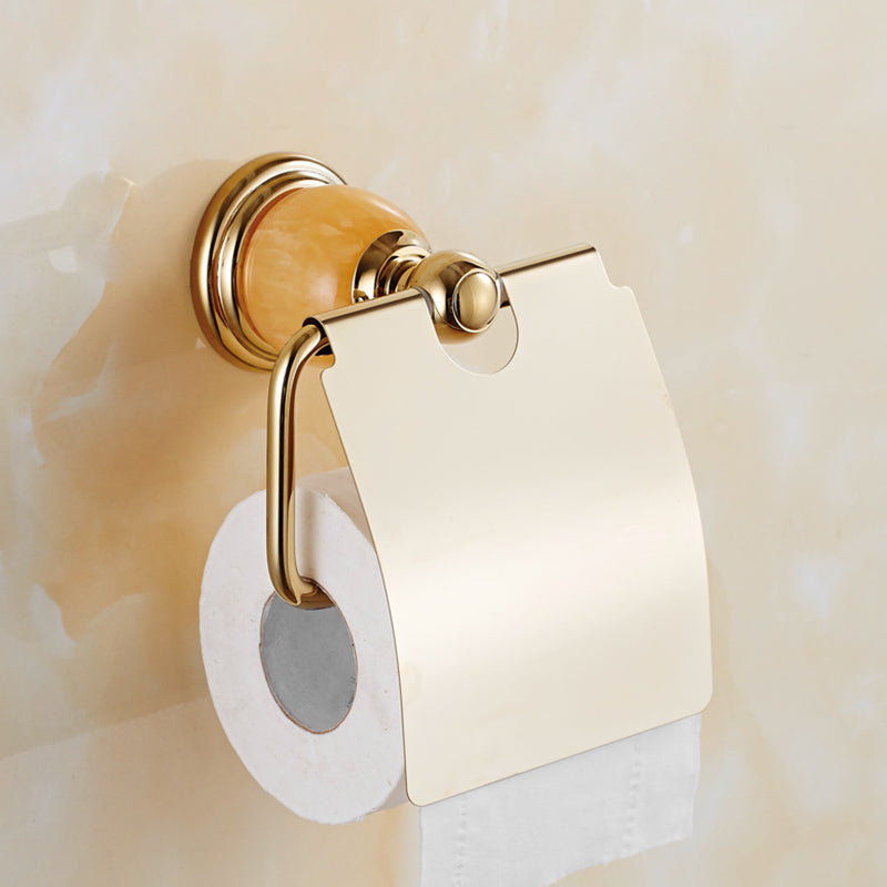BowLift | Contemporary brushed brass bathroom accessories as a single piece or as a set