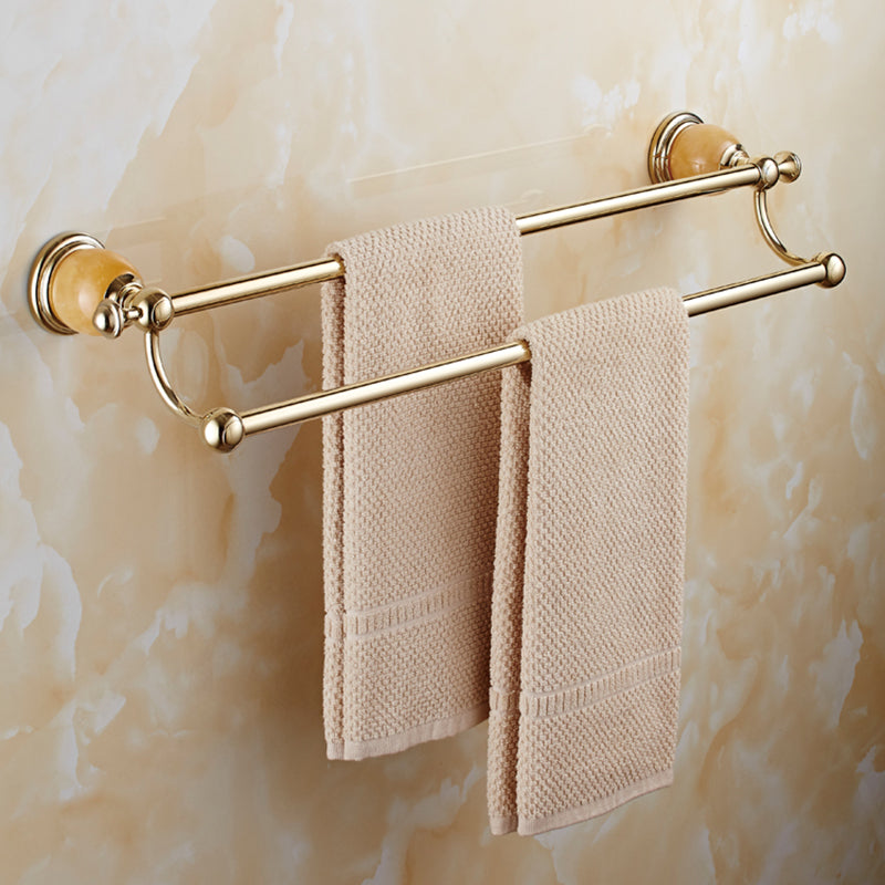 BowLift | Contemporary brushed brass bathroom accessories as a single piece or as a set