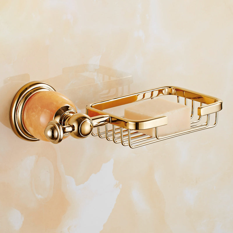 BowLift | Contemporary brushed brass bathroom accessories as a single piece or as a set