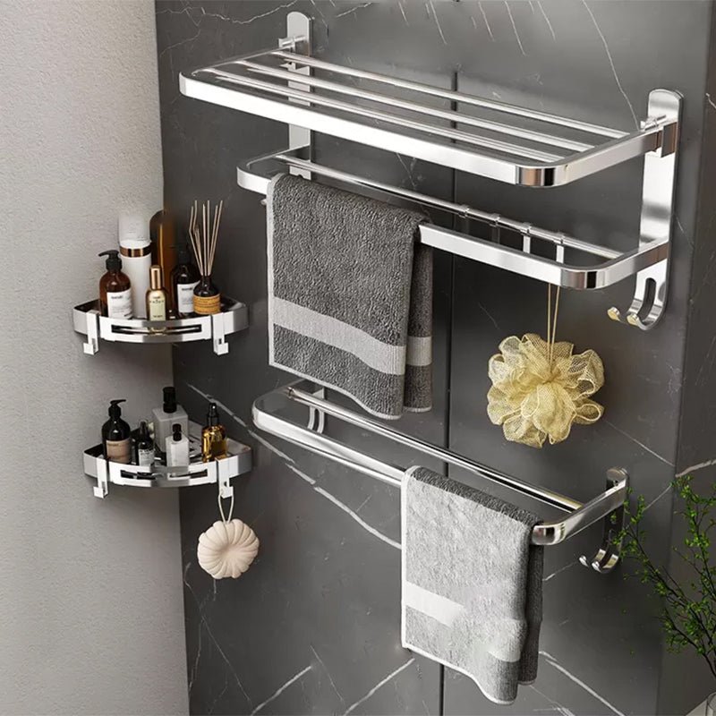 BowLift | Contemporary Chrome Bathroom Hardware Set Polished Chrome Bathroom Set Made of Stainless Steel
