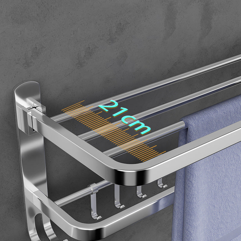 BowLift | Contemporary Chrome Bathroom Hardware Set Polished Chrome Bathroom Set Made of Stainless Steel