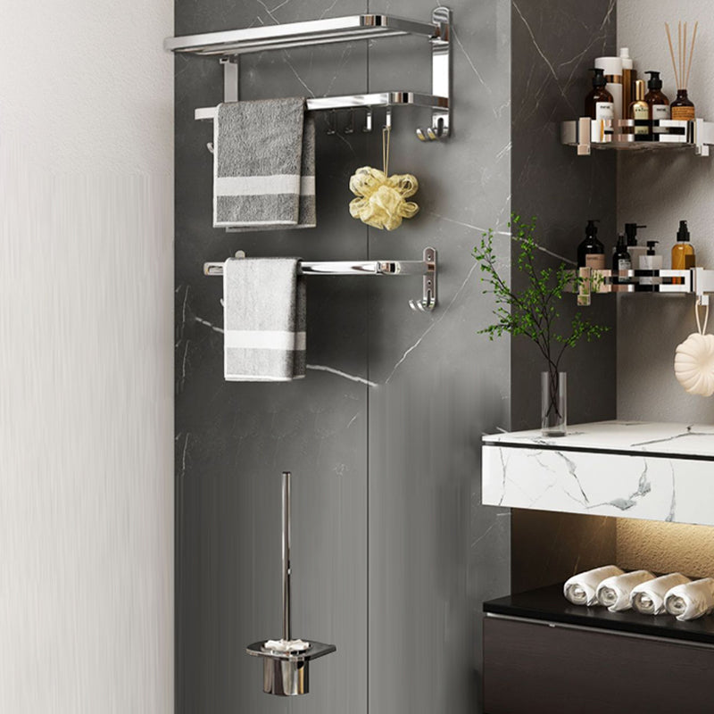 BowLift | Contemporary Chrome Bathroom Hardware Set Polished Chrome Bathroom Set Made of Stainless Steel