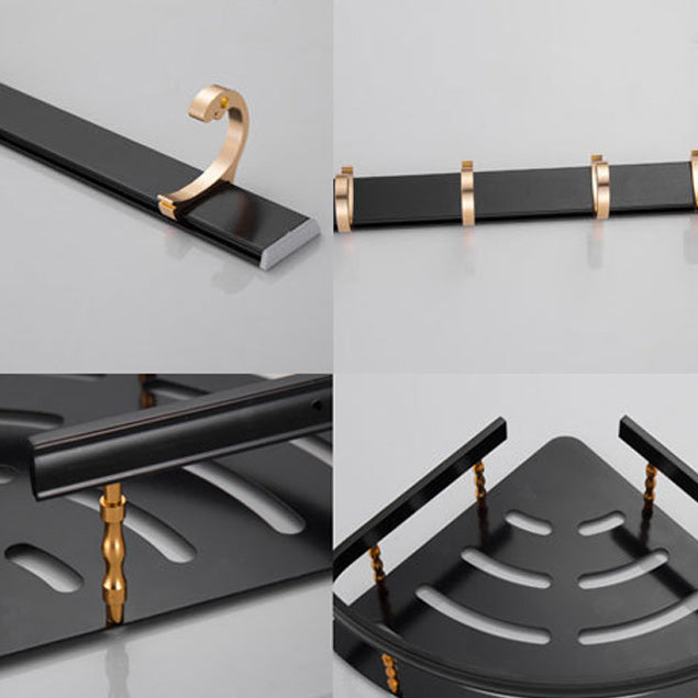 BowLift | Contemporary black bathroom accessories as a single piece or in a set