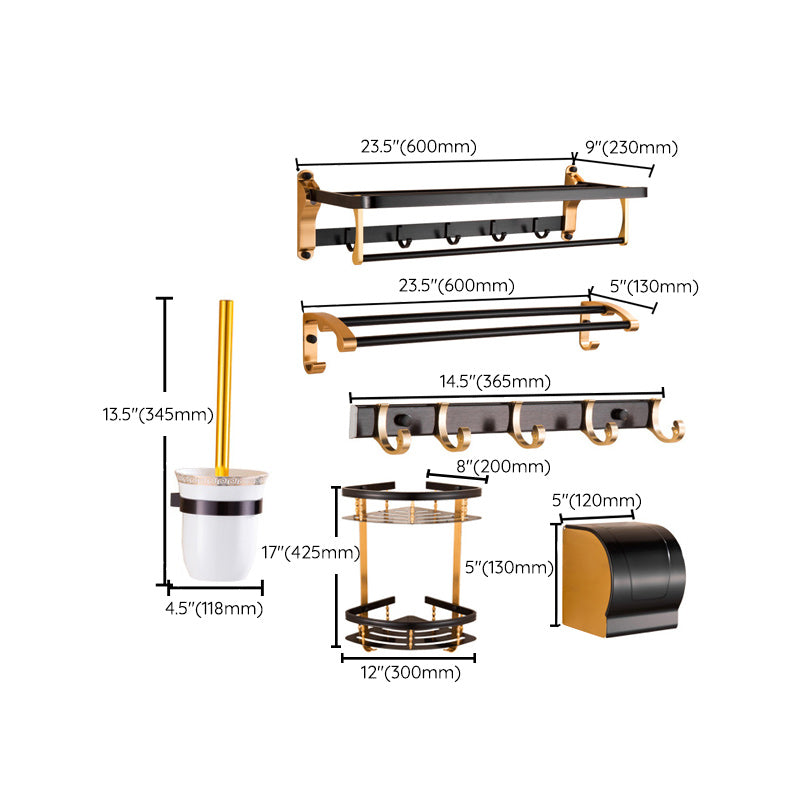 BowLift | Contemporary black bathroom accessories as a single item or in a set