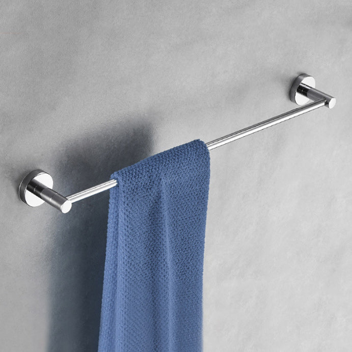 BowLift | Polished Chrome Modern Bathroom Accessories Set with Towel Bar/Paper Holder