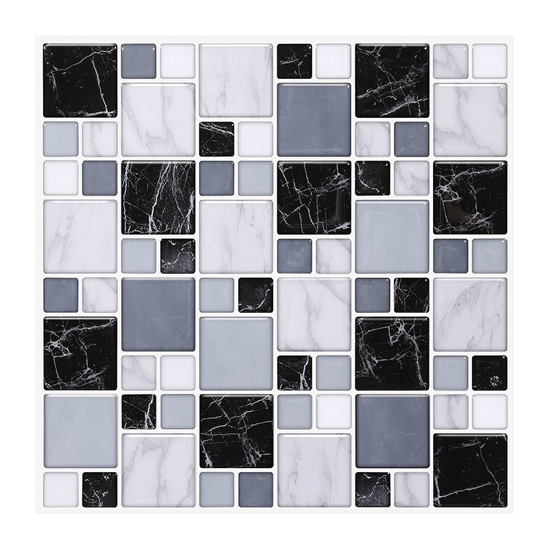 BowLift | Pattern Matte Color Stone Peel and Stick Mosaic Tile Peel and Stick Tile Set of 2