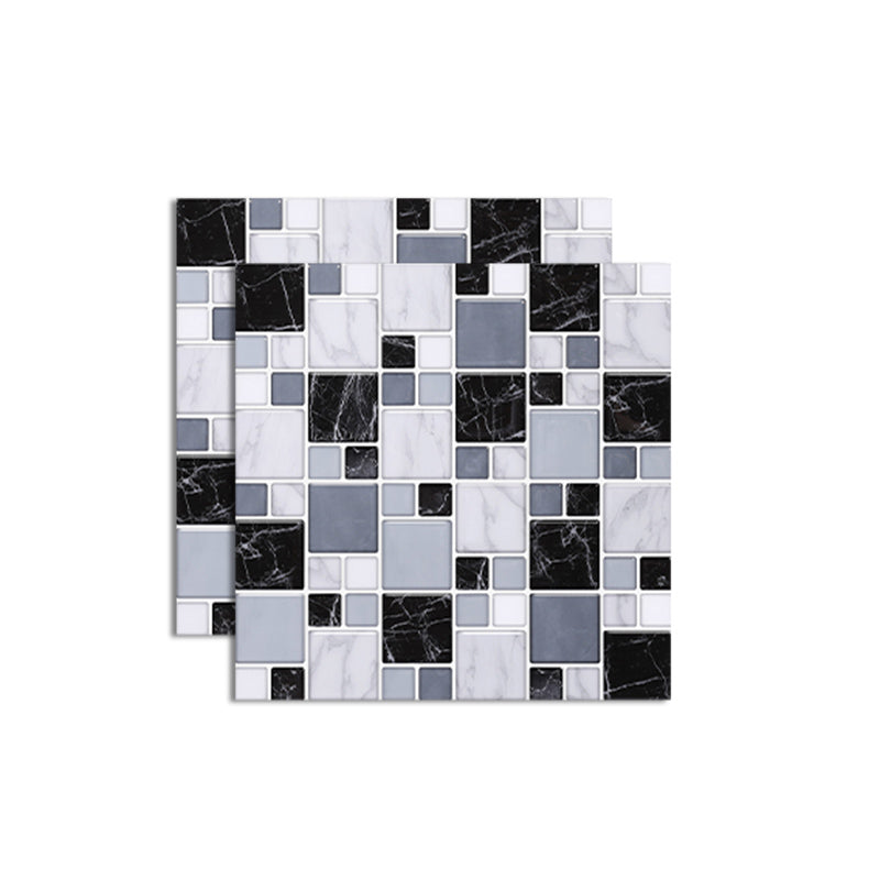 BowLift | Pattern Matte Color Stone Peel and Stick Mosaic Tile Peel and Stick Tile Set of 2