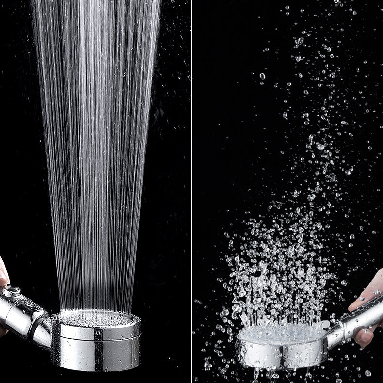 BowLift | Contemporary Handheld Showerhead Round 3 Settings Sprayhead in Silver