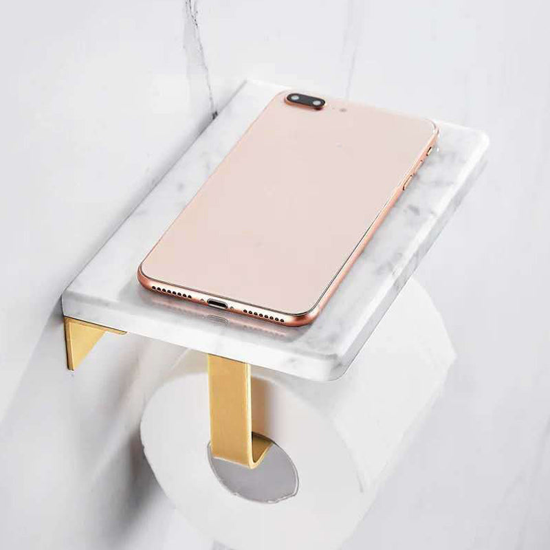 BowLift | Modern bathroom accessories as a single piece or as a set in marble and metal