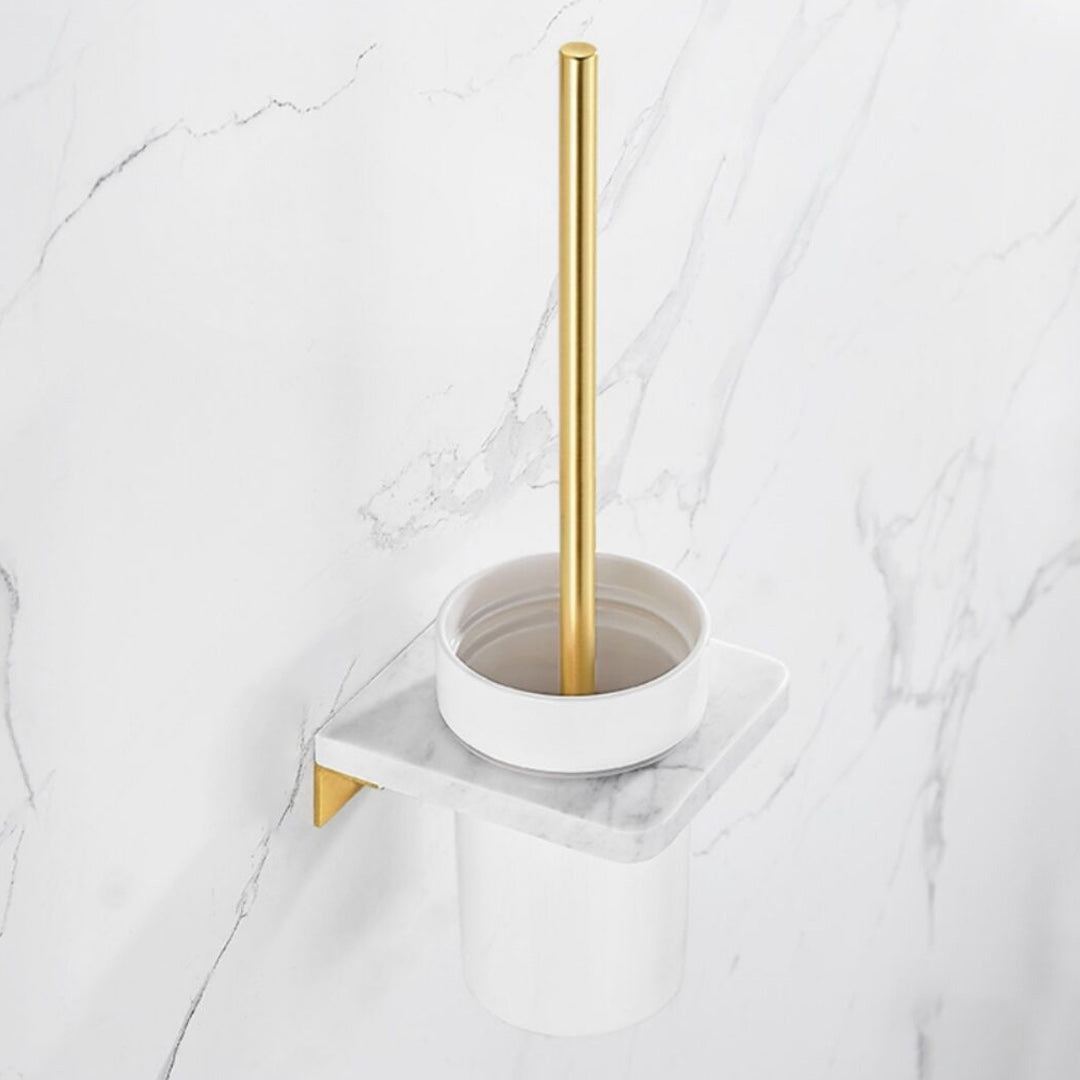 BowLift | Modern bathroom accessories as a single piece or as a set in marble and metal