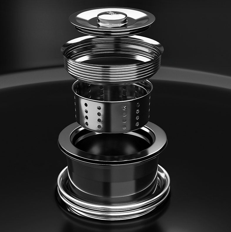 BowLift | Contemporary Style Round Kitchen Sink Stainless Steel Kitchen Sink