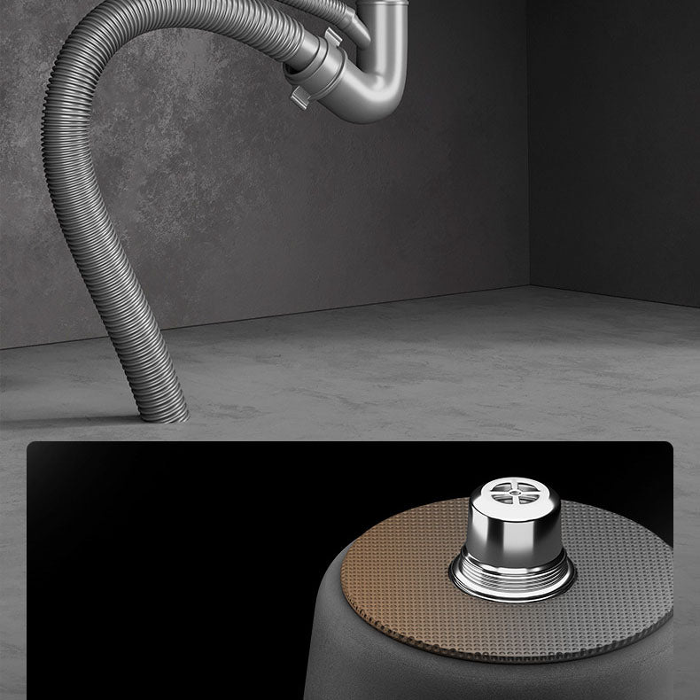 BowLift | Contemporary Style Round Kitchen Sink Stainless Steel Kitchen Sink