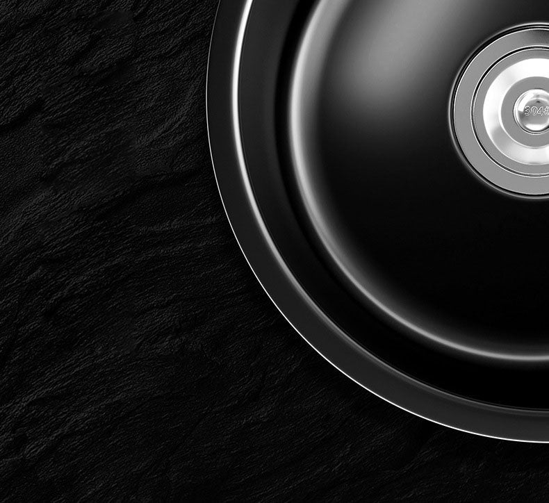 BowLift | Contemporary Style Round Kitchen Sink Stainless Steel Kitchen Sink