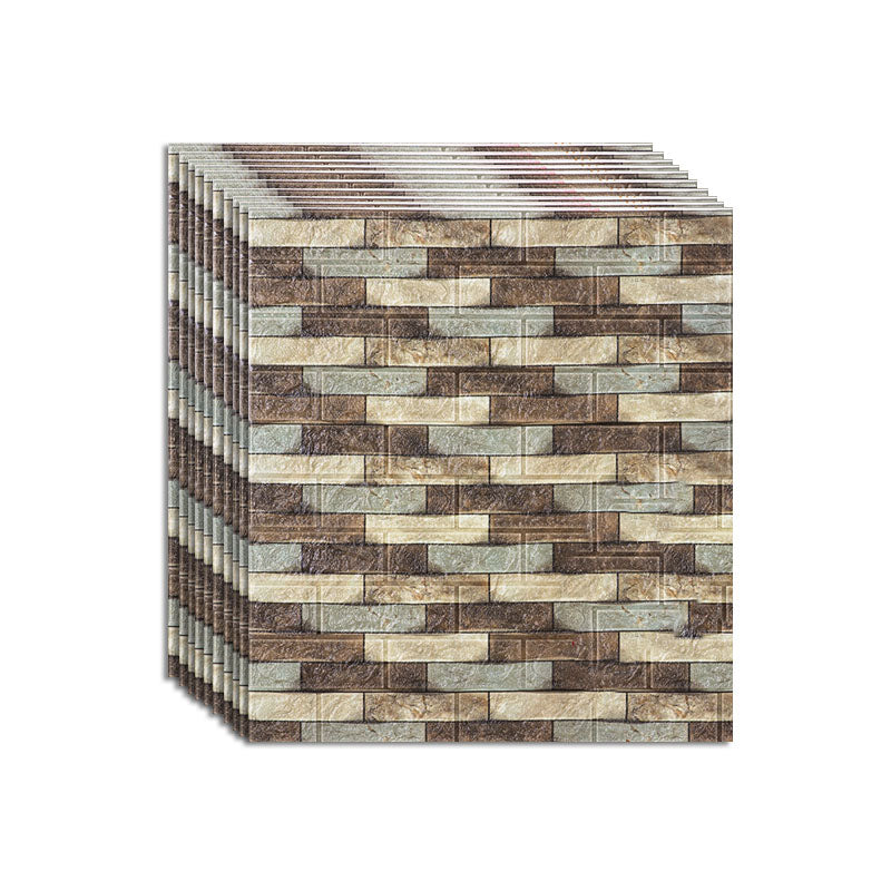 BowLift | Industrial Wall Plank 3D Print Bathroom Living Room Wall Panels Set of 10