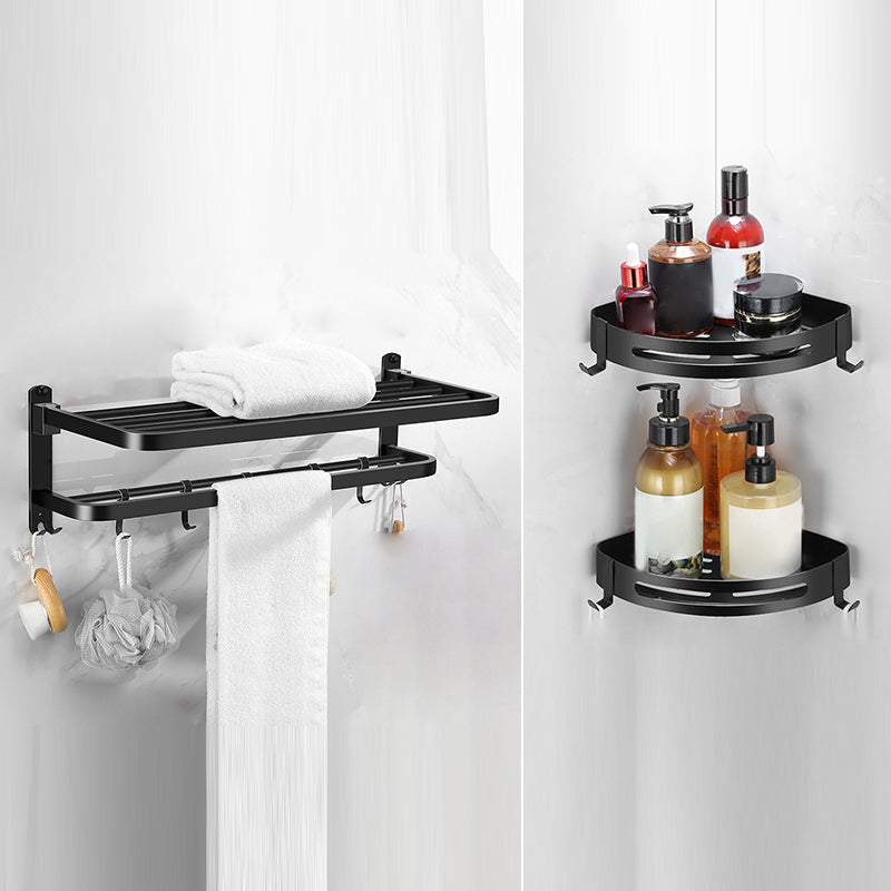 BowLift | Matte black bathroom accessory set Modern bathroom accessory hardware set