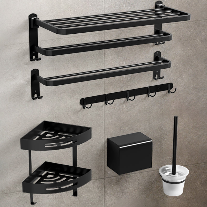 BowLift | Black modern bathroom accessory set stainless steel bathroom fittings