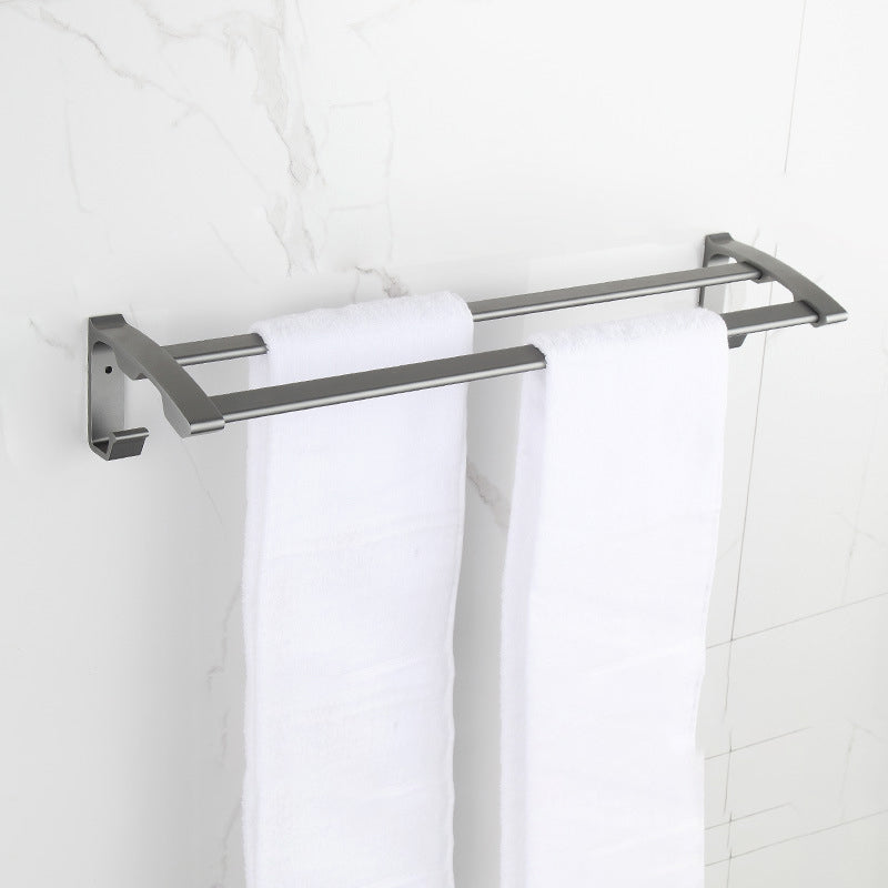 BowLift | Modern Chrome Bathroom Accessories Set Aluminum Bathroom Fittings Set