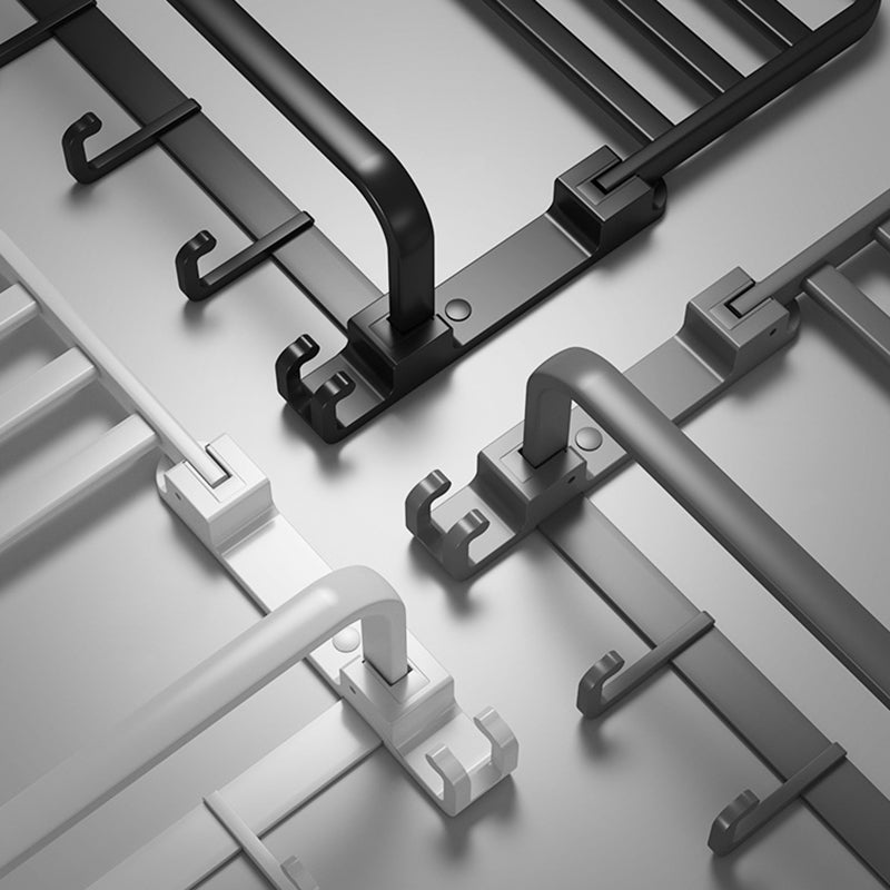 BowLift | Modern white bathroom accessories as a single piece or in a set made of metal