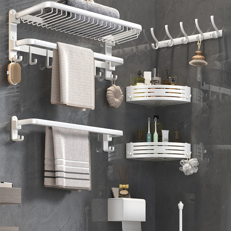 BowLift | Modern Bathroom Accessory Set White Paper Holder Bathroom Shelf Bathroom Fittings Set