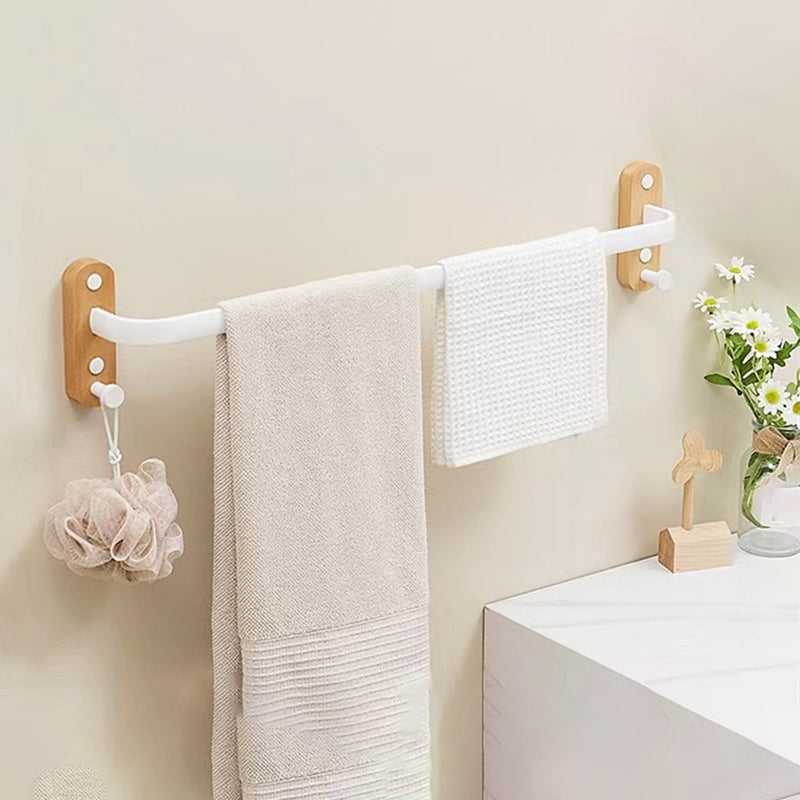 BowLift | White Bathroom Set Solid Wood & Aluminium Bathroom Accessories individually or as a set